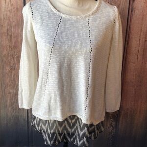 𝅺LUCKY Brand Small Cream sweater